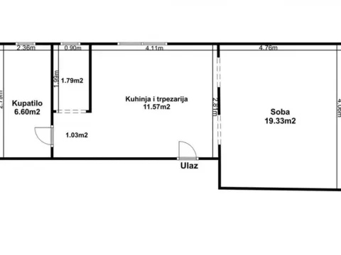 Prodaja, jednosoban stan, 38m², Savski Venac, Beograd - image 4