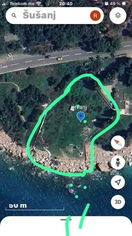 Prodaja, plac, 2500m², Šušanj, Bar