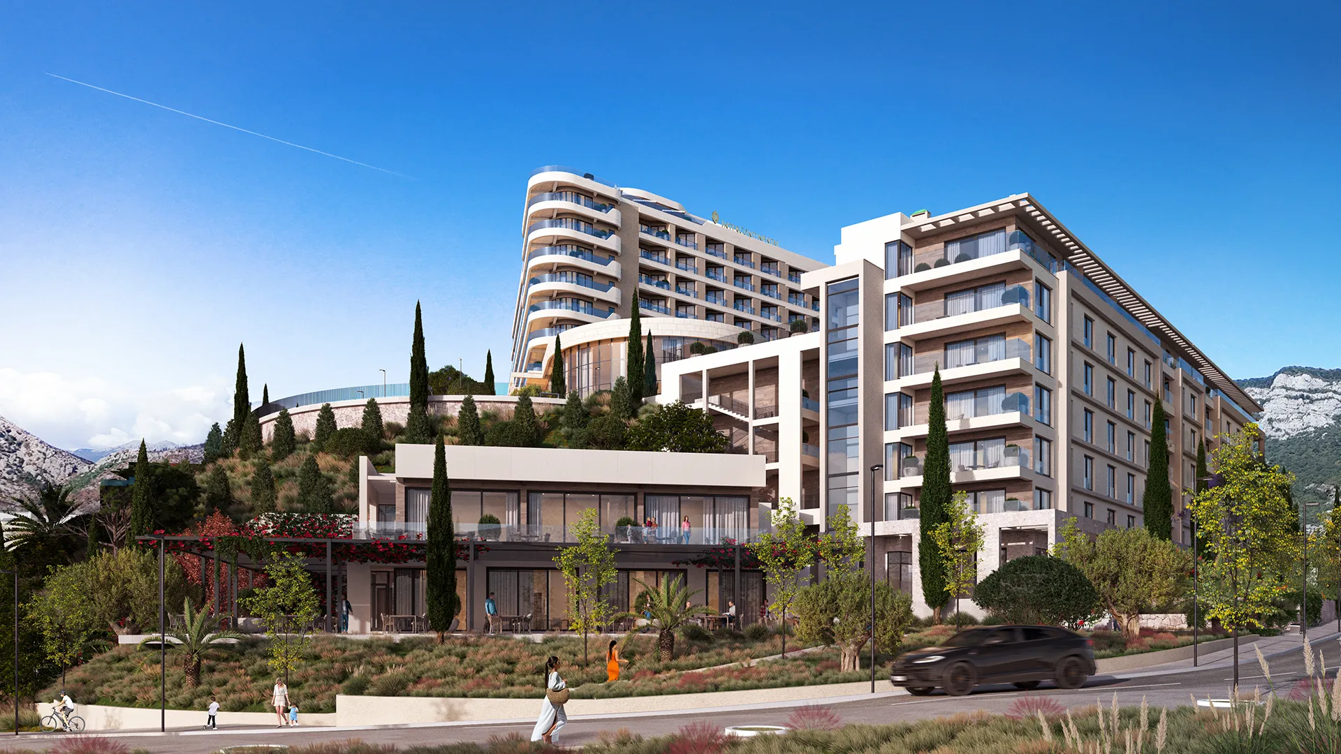 AMMA Resort Street Level Render