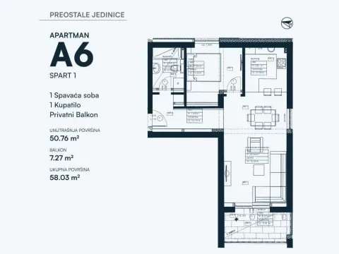 Prodaja, jednosoban stan, 58m², Dobrota, Kotor - image 4