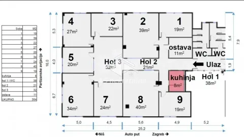 Architectural floor plan of the property with labeled rooms and square footage. - image 6