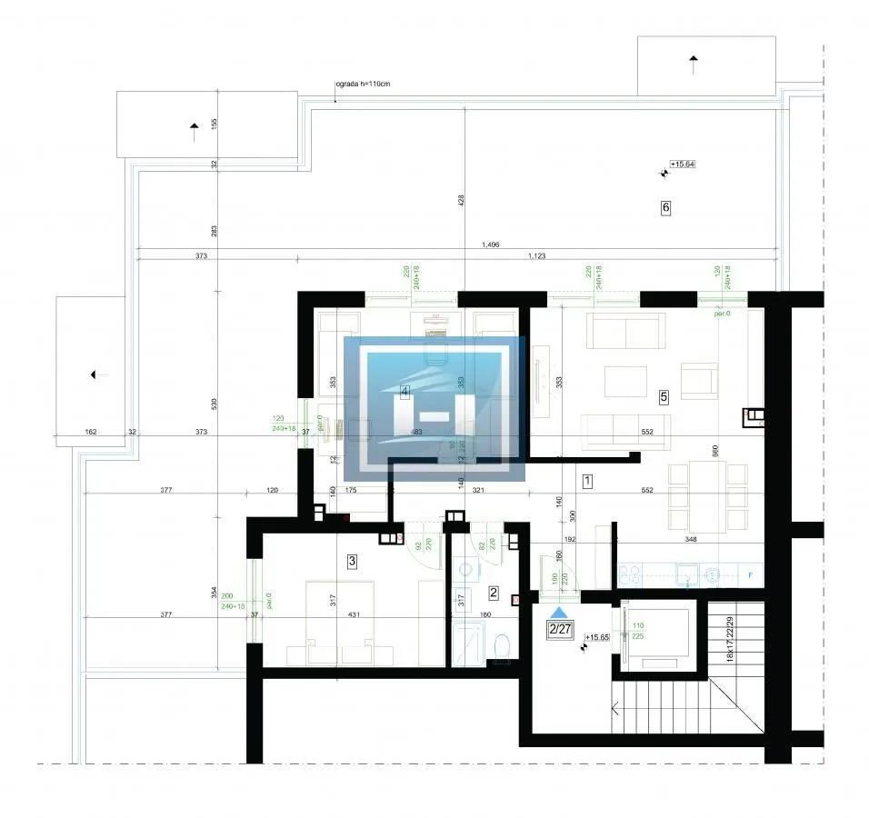 Sale, three bedroom apartment, 172m², Centar, Jagodina