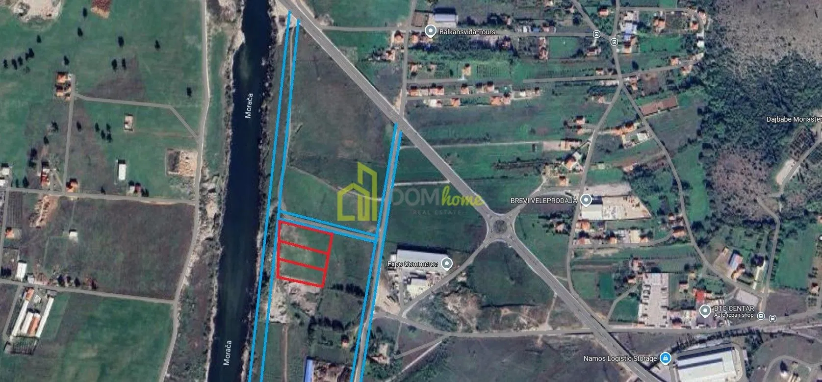 Prodaja, plac, 9217m², Dajbabe, Podgorica