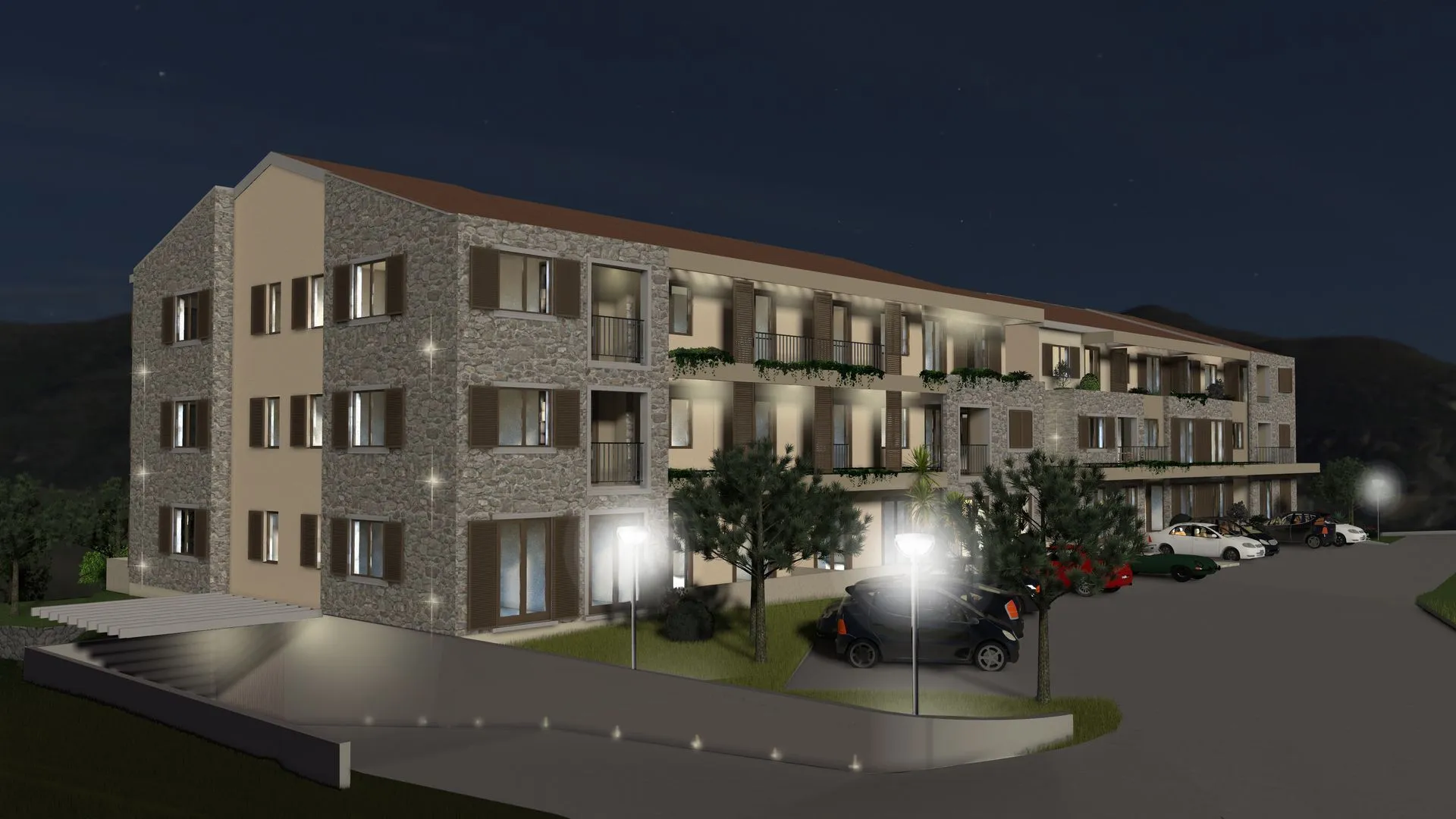 Sale, two bedroom apartment, 62m², Radanovići, Kotor