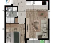 Prodaja, jednosoban stan, 38m², Zabjelo, Podgorica - image 2