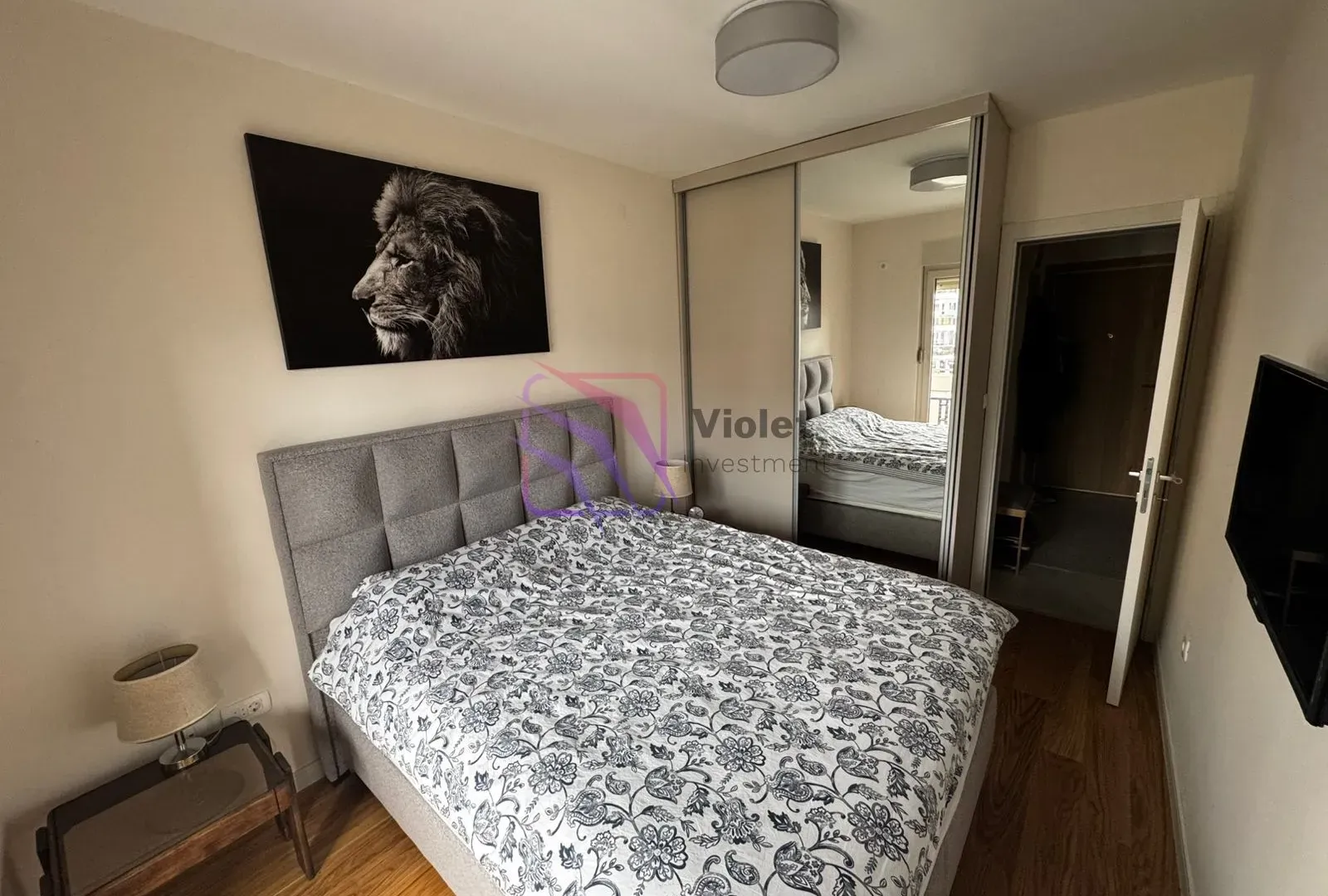 Rent, one bedroom apartment, 47m², Central Point, Podgorica