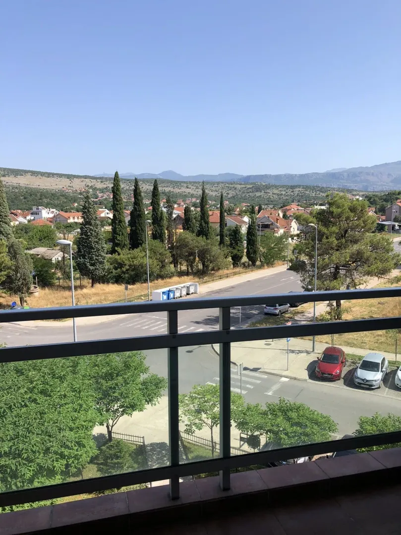 View of the surroundings from the balcony.