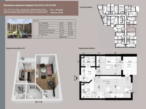 Sale, apartment, 50m², Ljubović, Podgorica - image 2