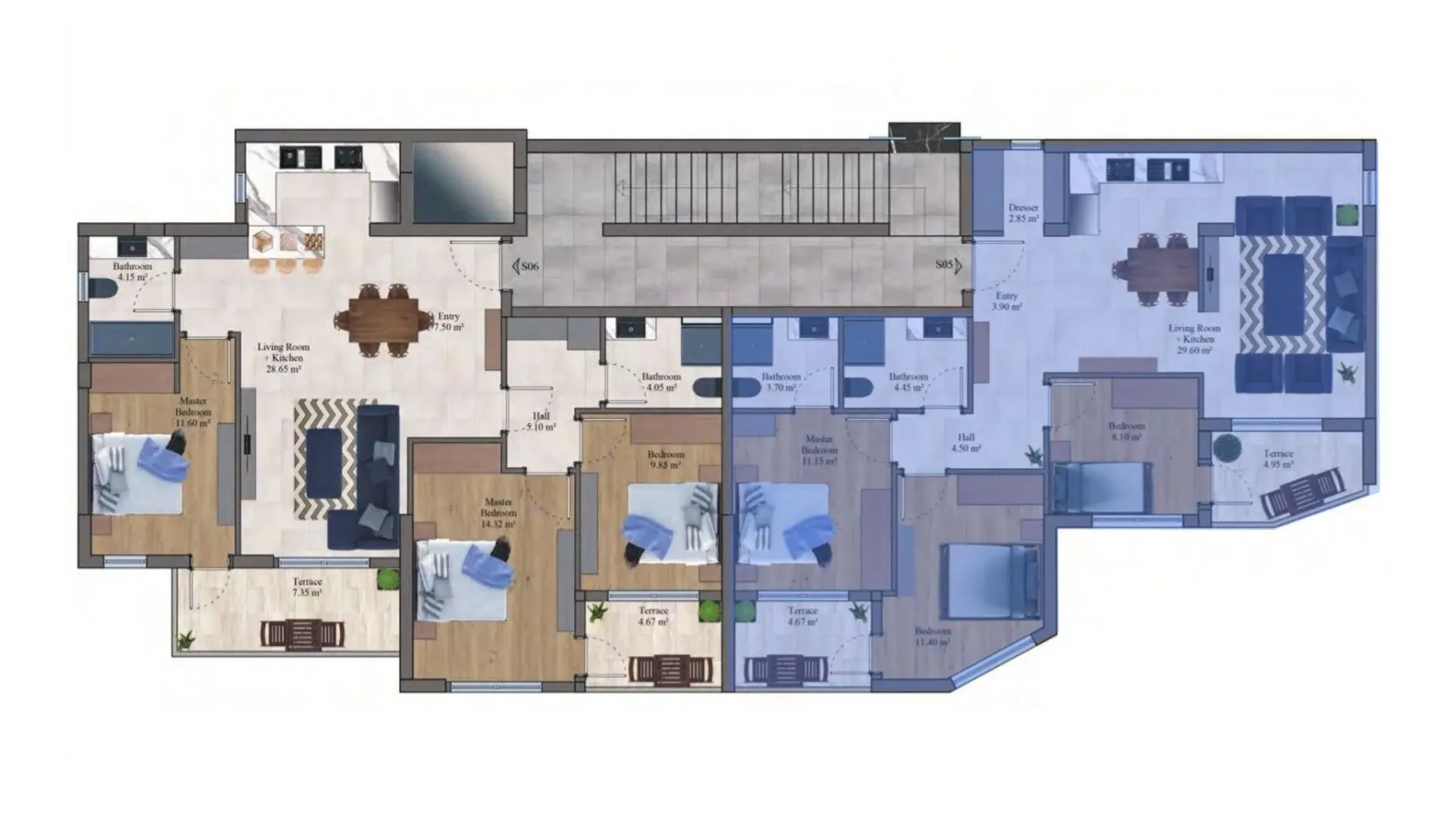 Prodaja, trosoban stan, 101m², Gospoština, Budva