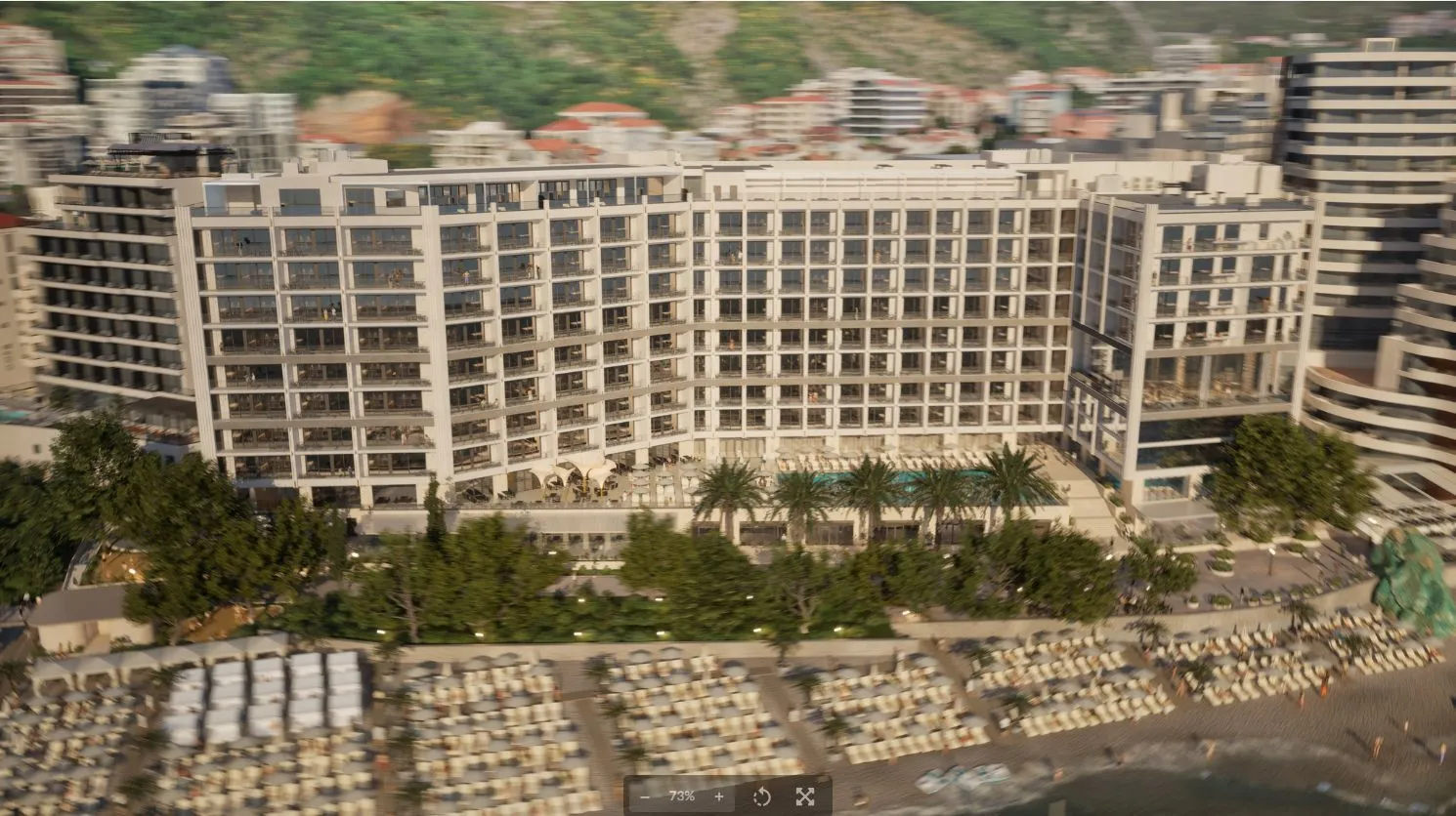 Sale, one bedroom apartment, 58m², Bečići, Budva