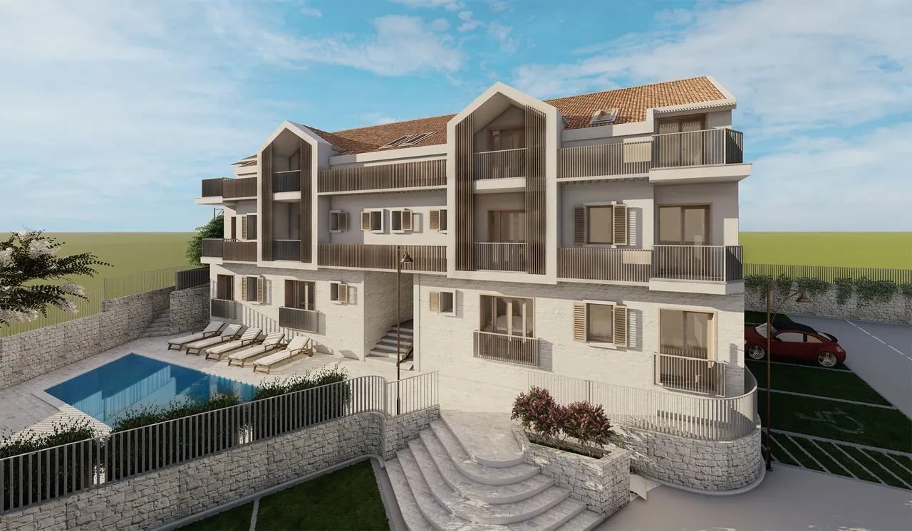 Prodaja, jednosoban stan, 49m², Risan, Kotor