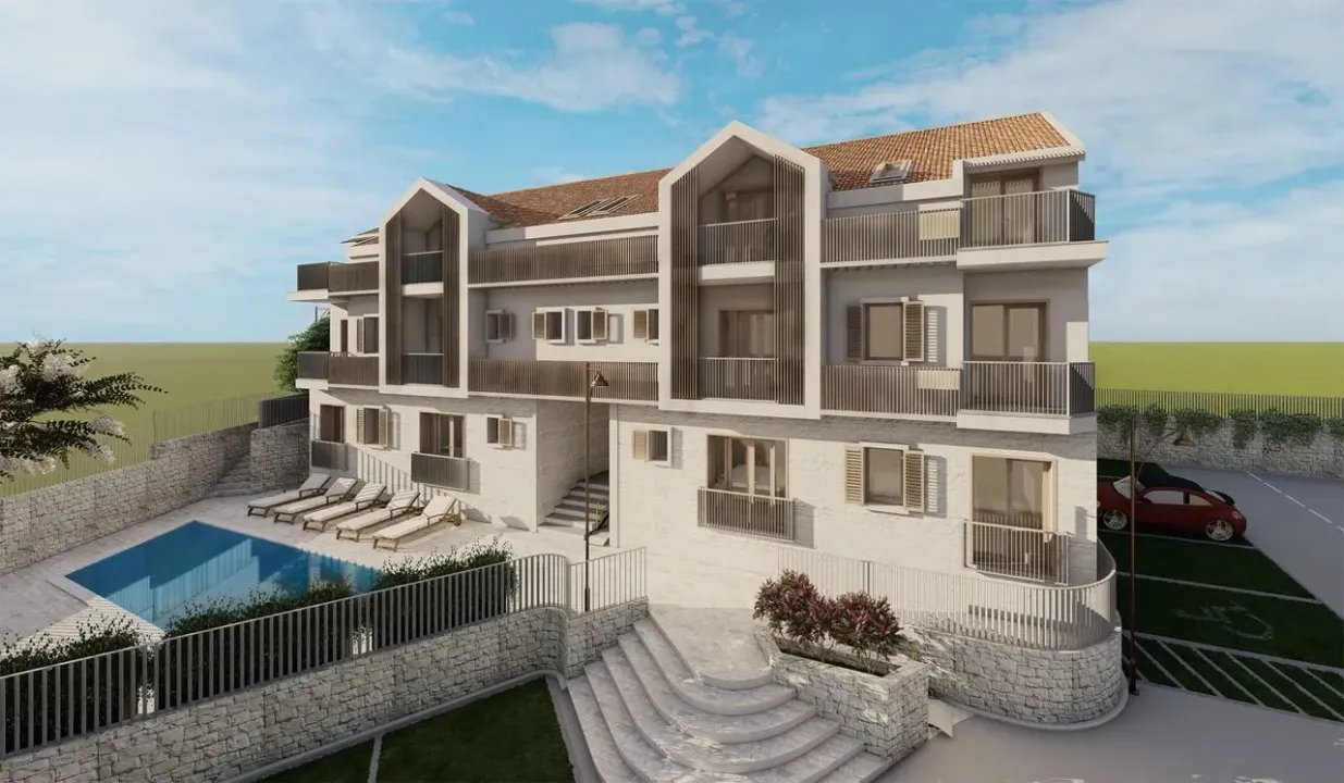 Prodaja, jednosoban stan, 49m², Risan, Kotor