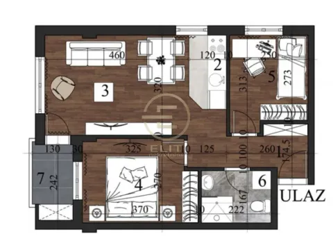 Sale, two bedroom apartment, 45m², Grbavica, Novi Sad Sve Podlokacije - image 2