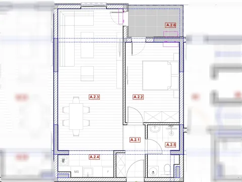 Prodaja, jednosoban stan, 57m², Tuzi, Podgorica - image 2