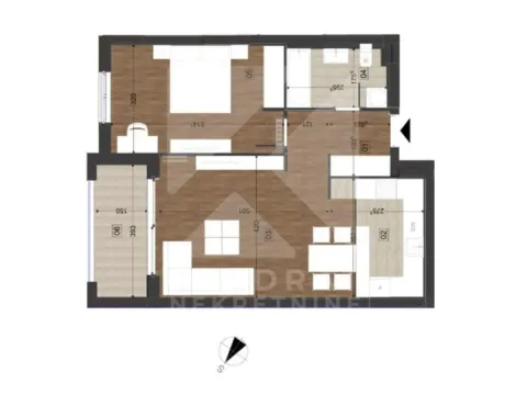 Sale, one bedroom apartment, 64m², Donja Gorica, Podgorica - image 2