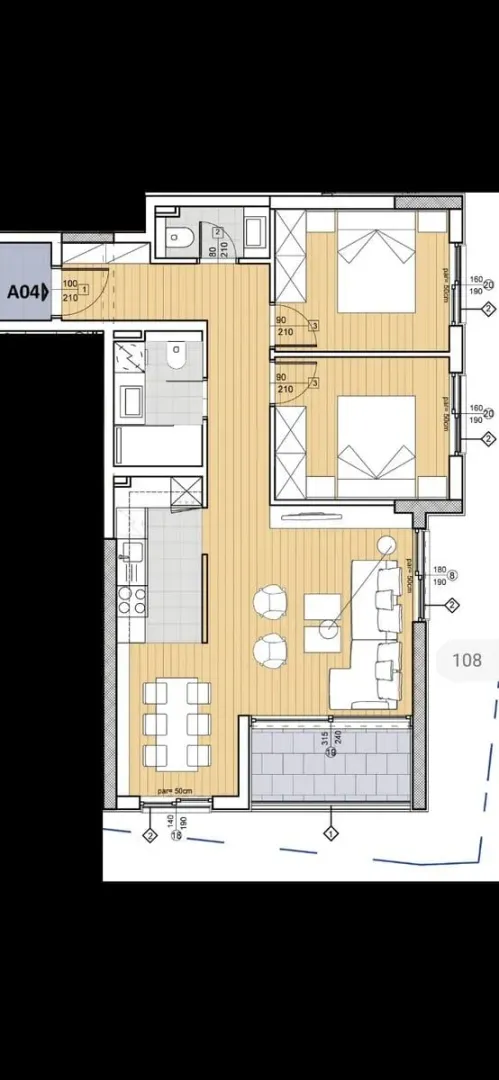 Prodaja, trosoban stan, 66m², Budva, Crna Gora