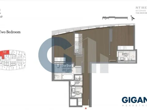 Izdavanje, trosoban stan, 90m², Savski Venac, Beograd - image 19