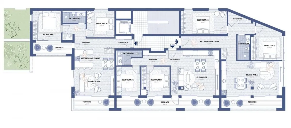 Sale, one bedroom apartment, 77m², Pržno, Budva
