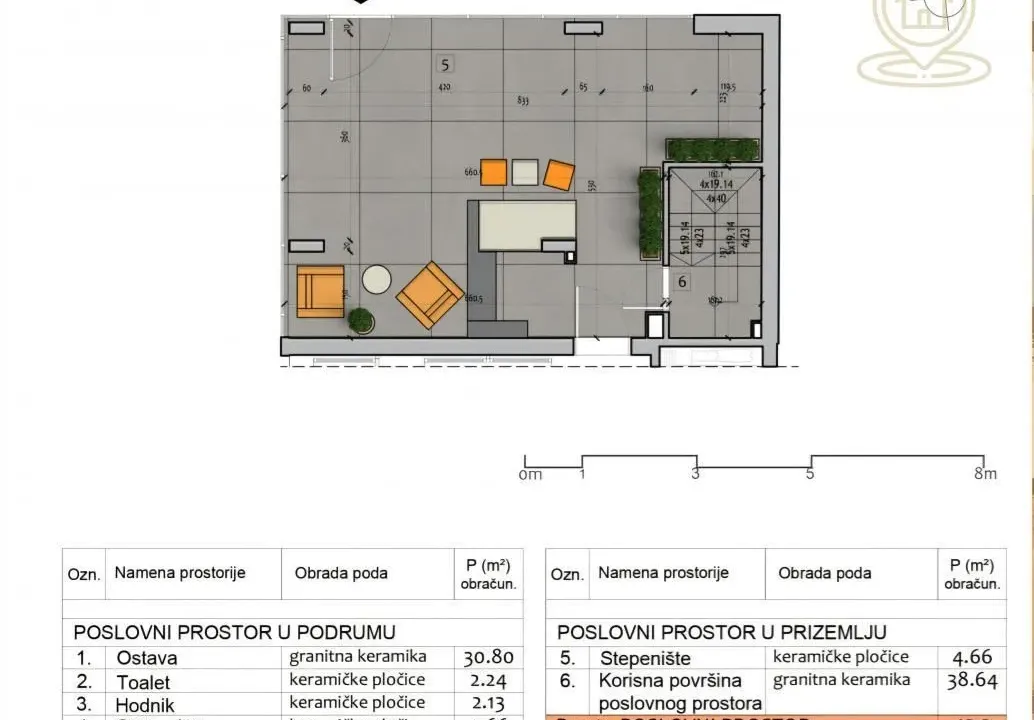 Sale, office space, 83m², Medijana, Niš
