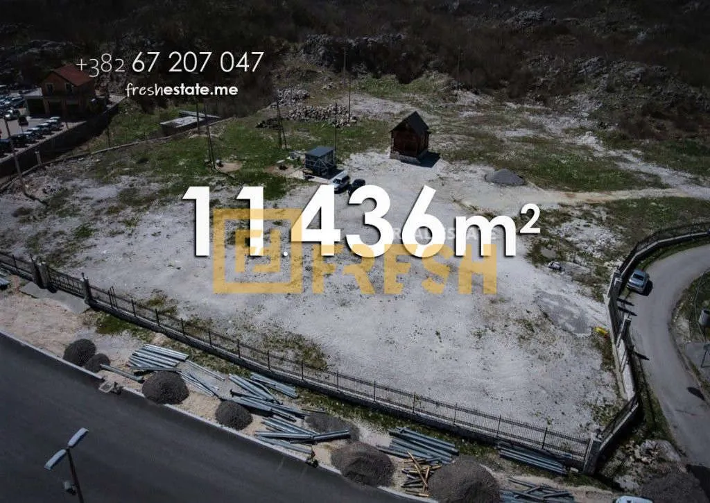 Prodaja, plac, 11436m², Cetinje, Crna Gora