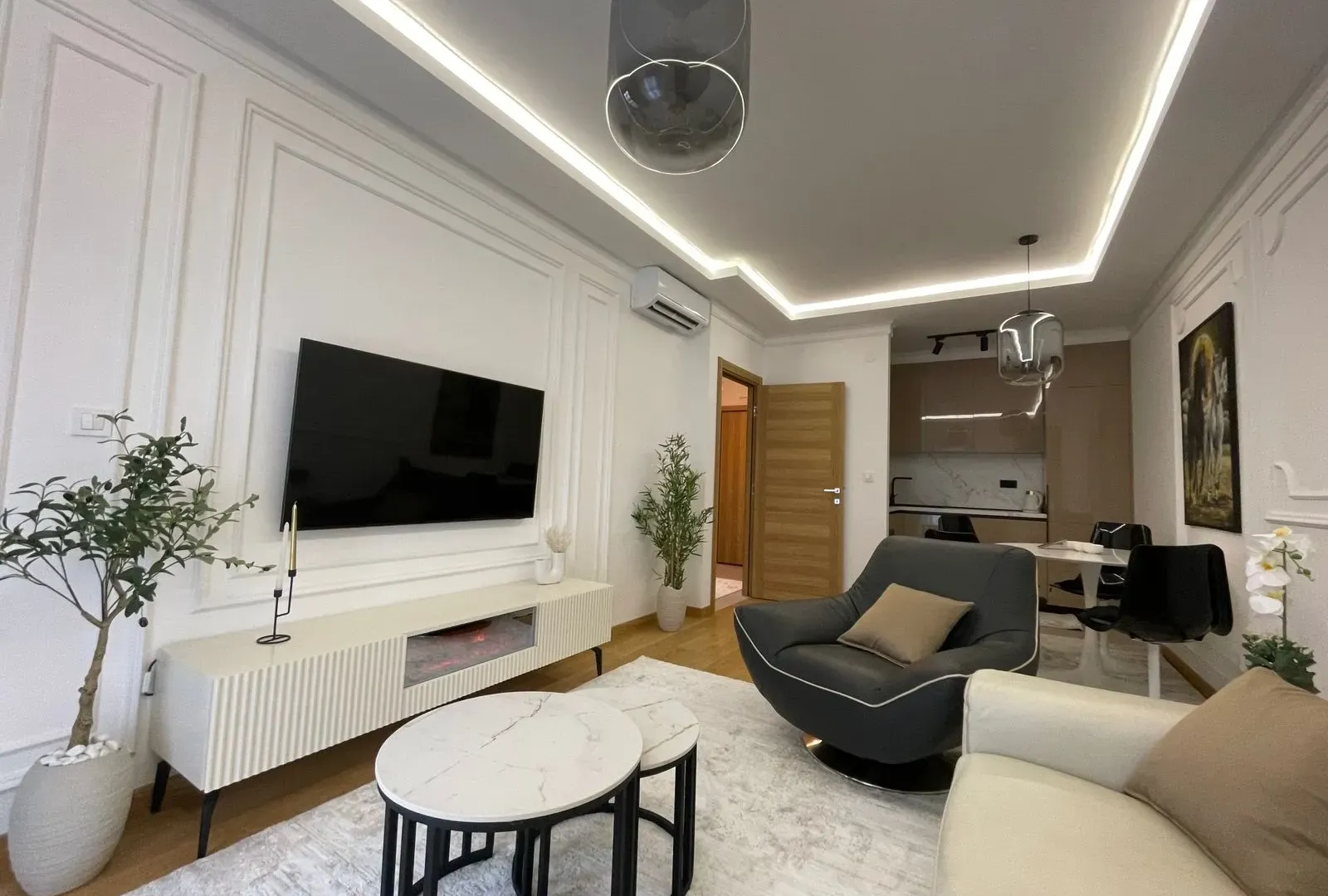 Rent, one bedroom apartment, 47m², City Kvart, Podgorica