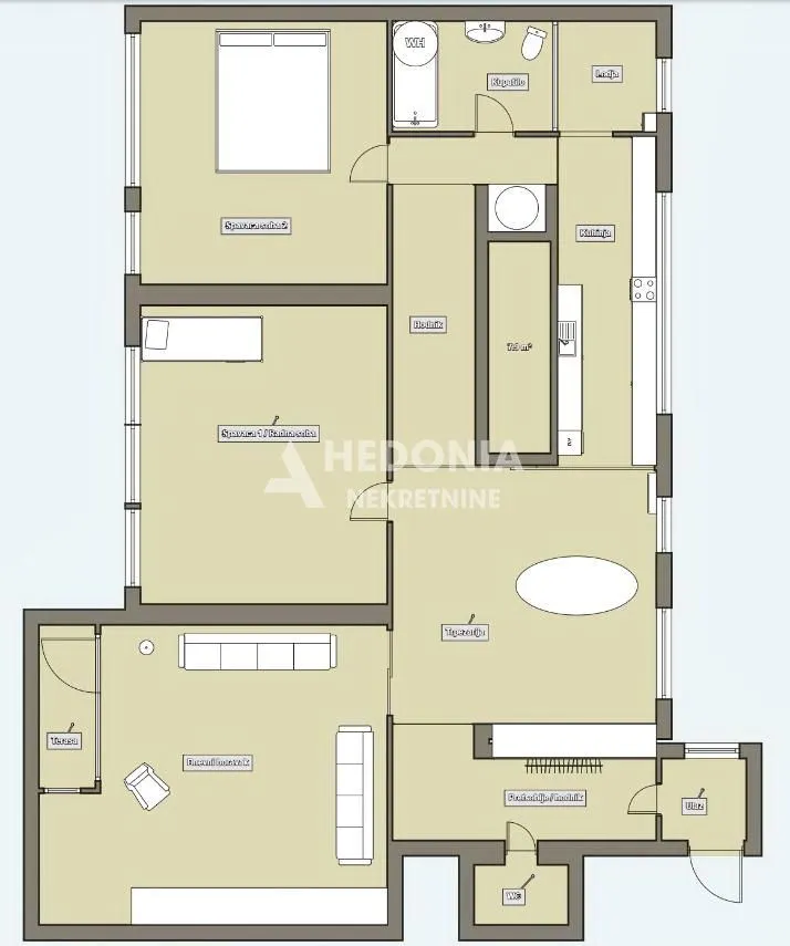 Prodaja, trosoban stan, 71m², Novi Beograd Blok 23, Novi Beograd Sve Podlokacije