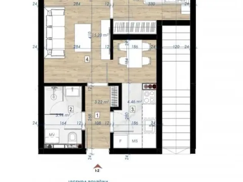 Prodaja, stan, 42m², Zabjelo, Podgorica - image 12