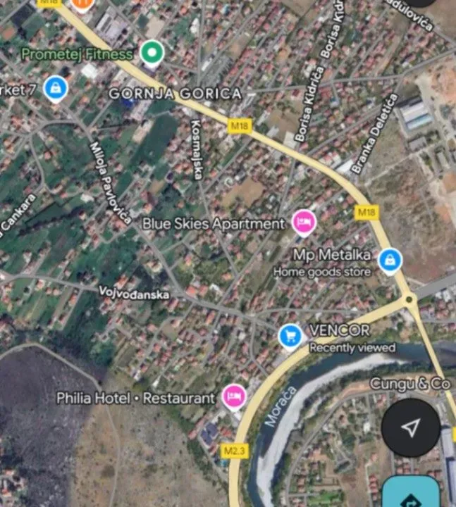 Sale, land lot, 830m², Gornja Gorica, Podgorica