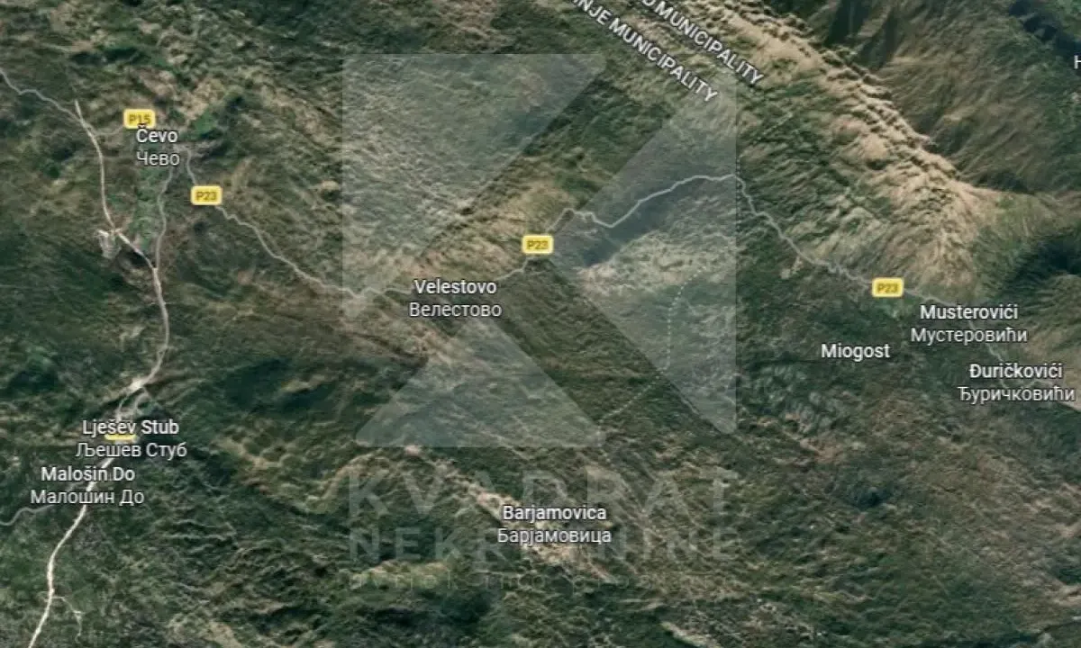 Prodaja, plac, 650000m², Velestovo, Cetinje