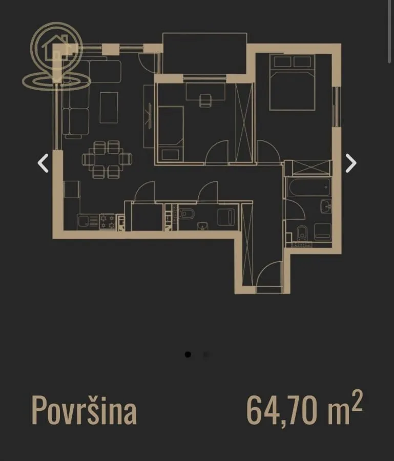 Prodaja, trosoban stan, 64m², Mišeluk, Petrovaradin
