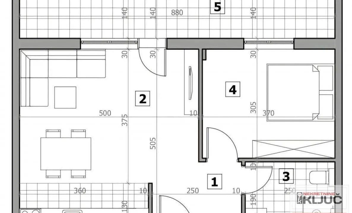 Prodaja, dvosoban stan, 56m², Sremska Kamenica, Petrovaradin