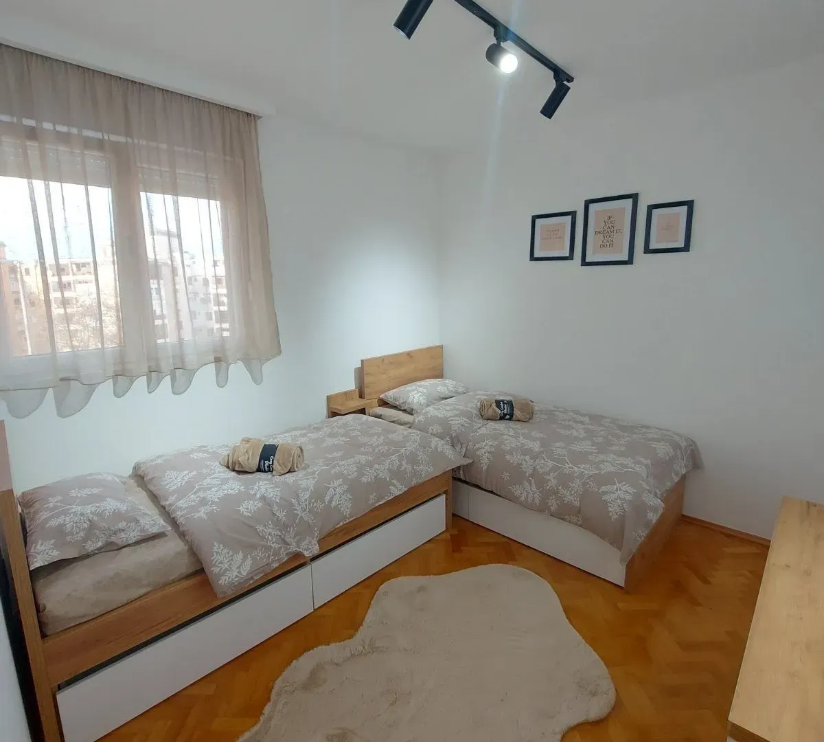 Rent, two bedroom apartment, 65m², Gintaš, Podgorica