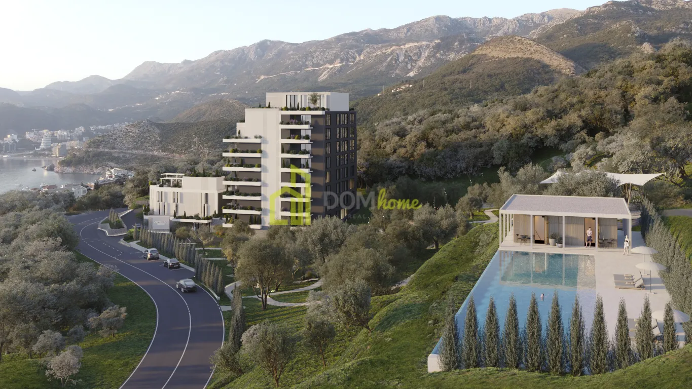 Sale, two bedroom apartment, 102m², Sveti Stefan, Budva