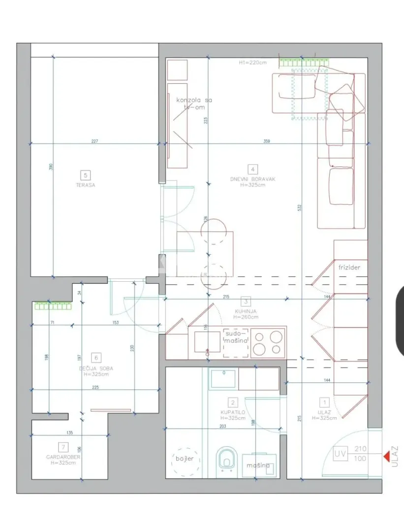 Prodaja, jednosoban stan, 45m², Voždovac Sve Podlokacije, Beograd