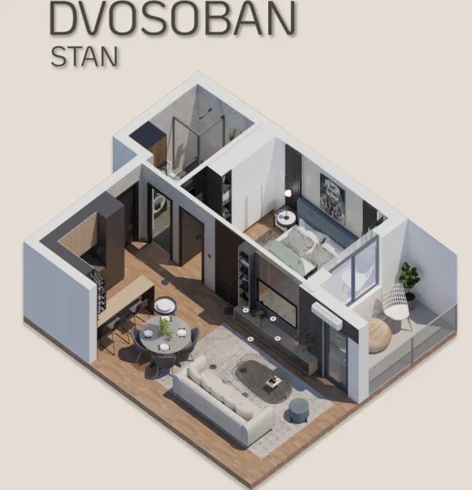Prodaja, dvosoban stan, 41m², Sajam, Novi Sad Sve Podlokacije