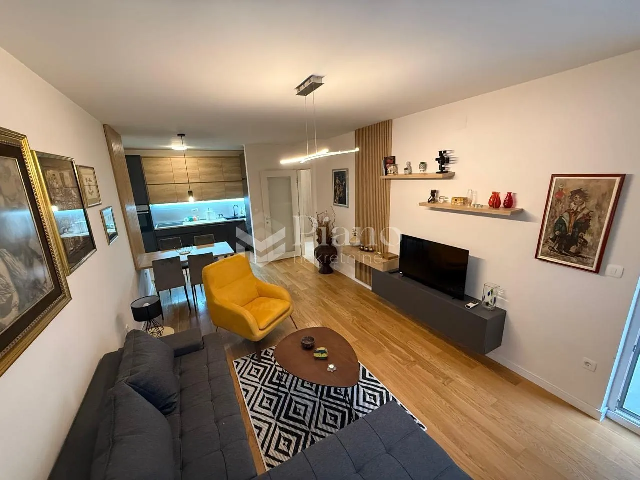 Rent, one bedroom apartment, 53m², Central Point, Podgorica