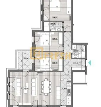 Sale, three bedroom apartment, 101m², Gorica C, Podgorica - image 5