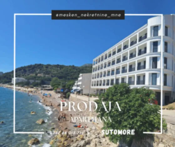 Sale, one bedroom apartment, 36m², Sutomore, Bar