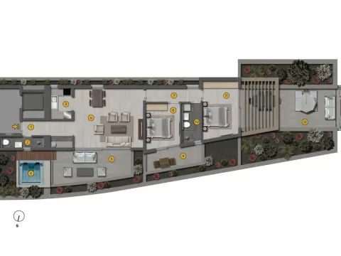 Prodaja, dvosoban stan, 132m², Donja Lastva, Tivat - image 4