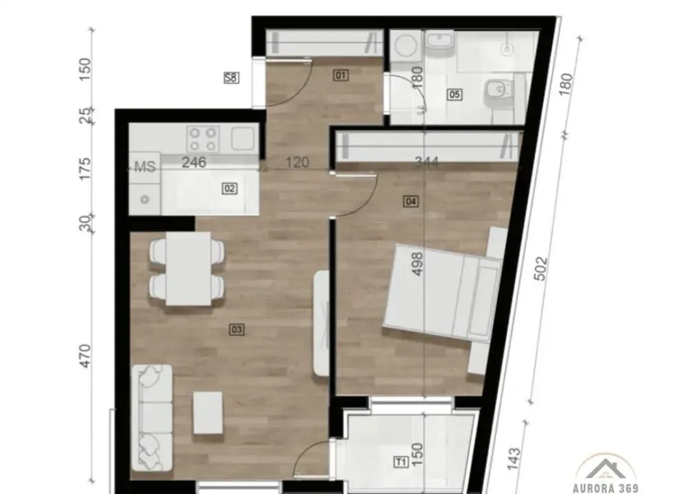 Prodaja, jednosoban stan, 32m², Irig, Srbija