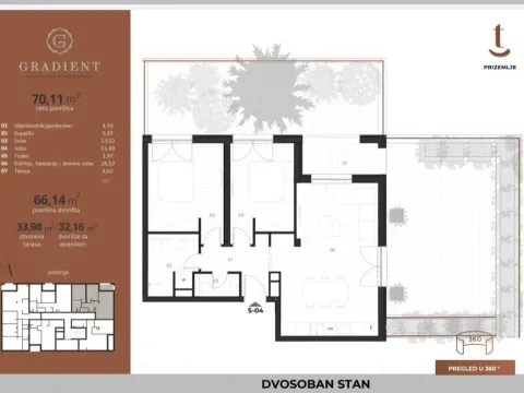 Prodaja, stan, 70m², Tološi, Podgorica - image 5