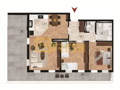 Prodaja, dvosoban stan, 78m², Zabjelo, Podgorica - image 7