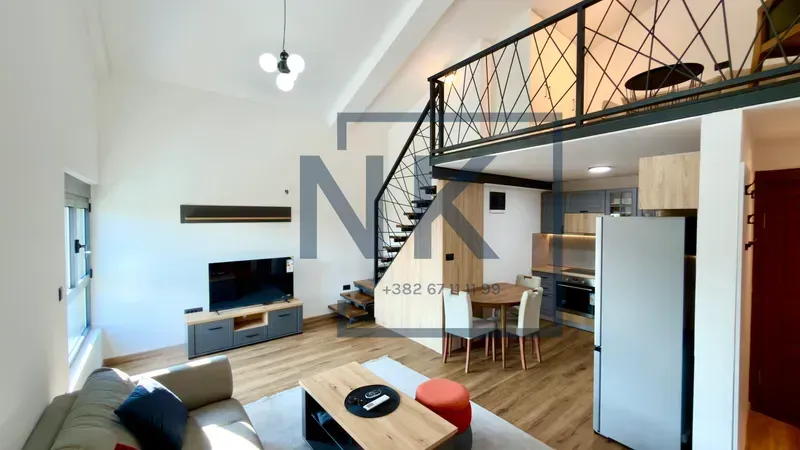Izdavanje, jednosoban stan, 63m², Tološi, Podgorica