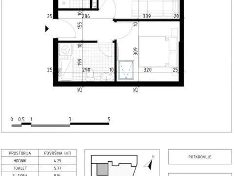 Prodaja, jednosoban stan, 39m², Zabjelo, Podgorica - image 3
