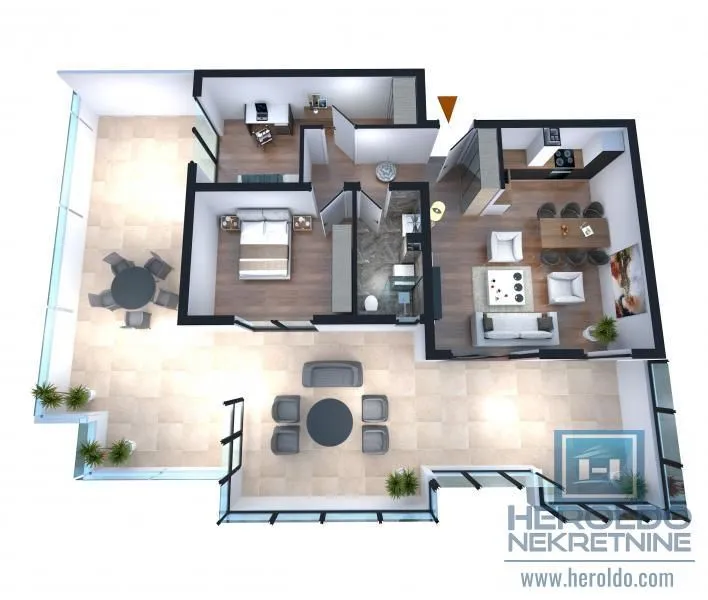 Prodaja, dvosoban stan, 158m², Centar, Jagodina