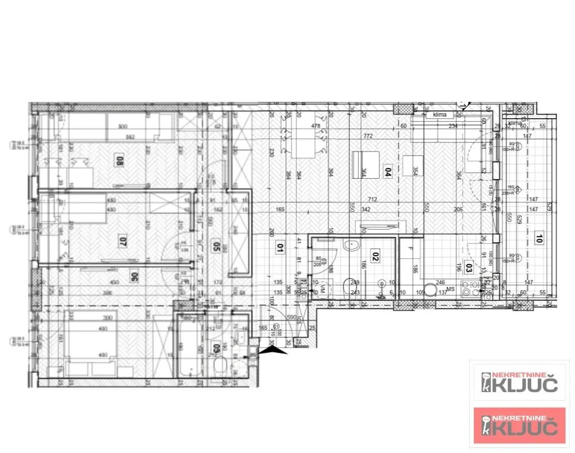Sale, four bedroom apartment, 93m², Detelinara, Novi Sad Sve Podlokacije