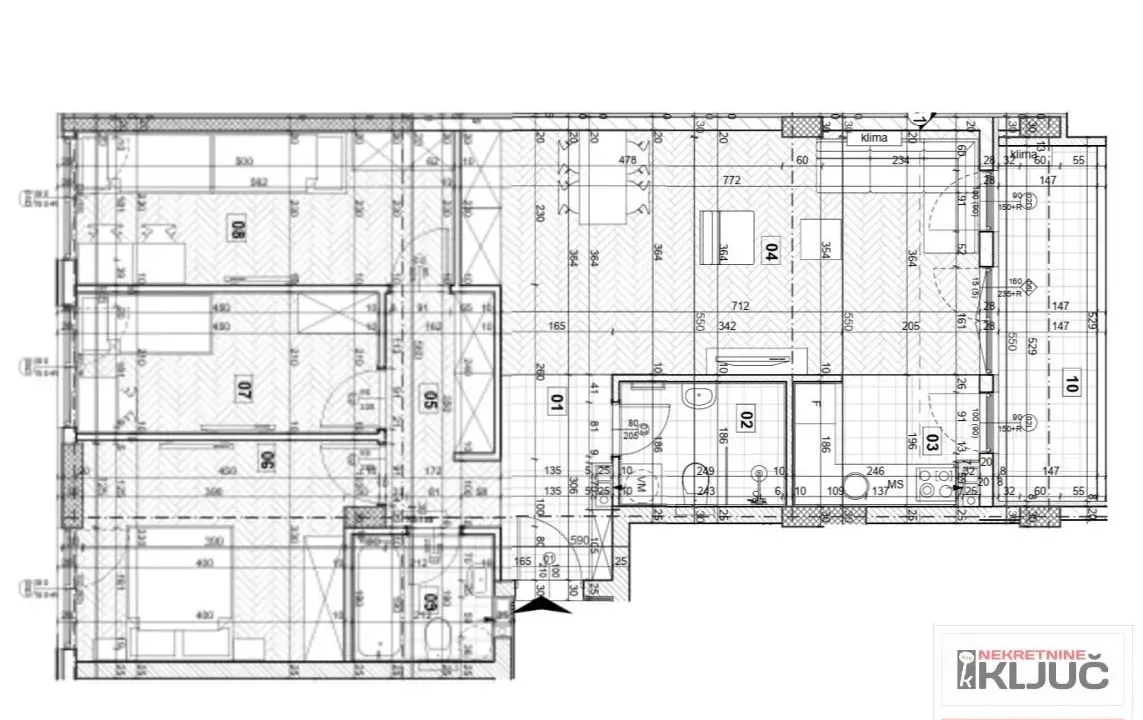 Prodaja, četvorosoban stan, 93m², Detelinara, Novi Sad Sve Podlokacije