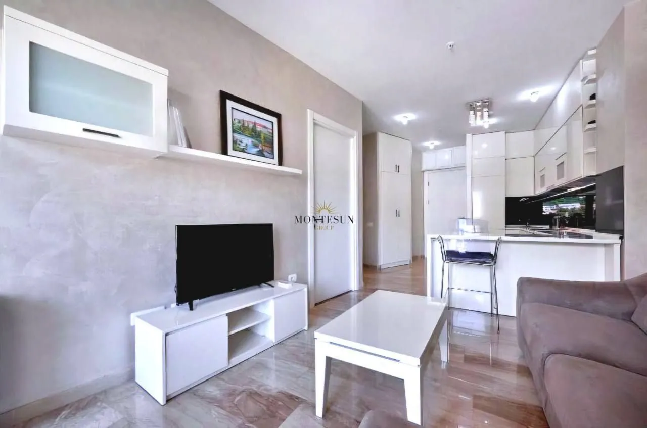 Rent, one bedroom apartment, 63m², Tre Canne, Budva