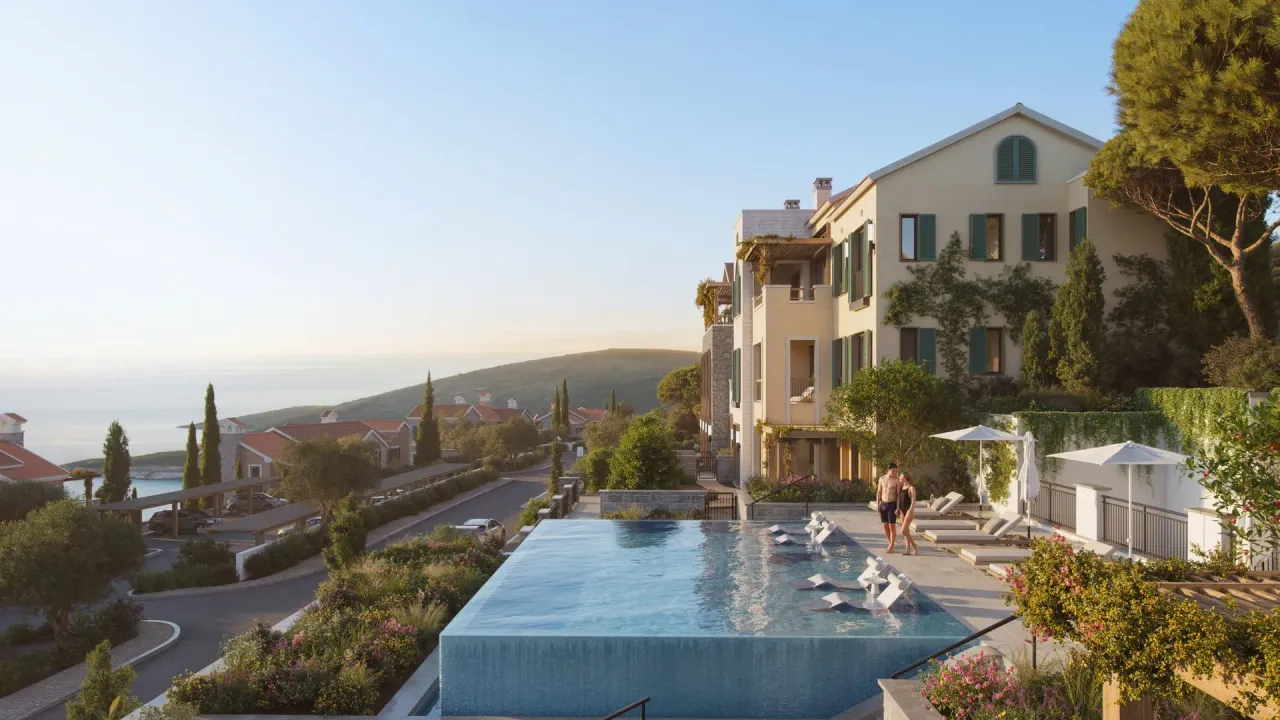 Sale, one bedroom apartment, 57m², Luštica Bay, Tivat