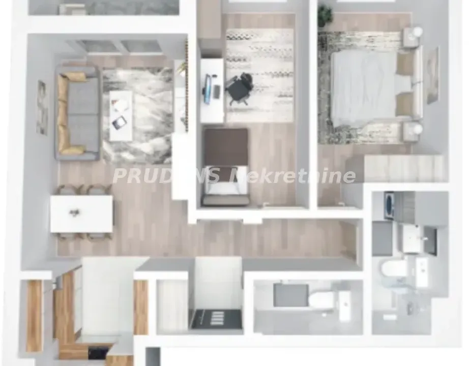 Sale, three bedroom apartment, 66m², Pančevo, Srbija